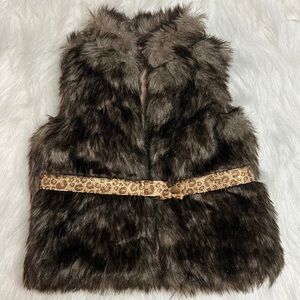 Young Hearts Faux Fur 18 months Girls Vest
